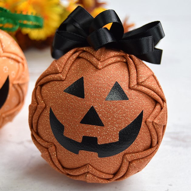 Halloween Jack Fabric Bauble